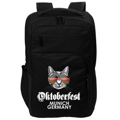 Oktoberfest Cat Munich Germany Impact Tech Backpack