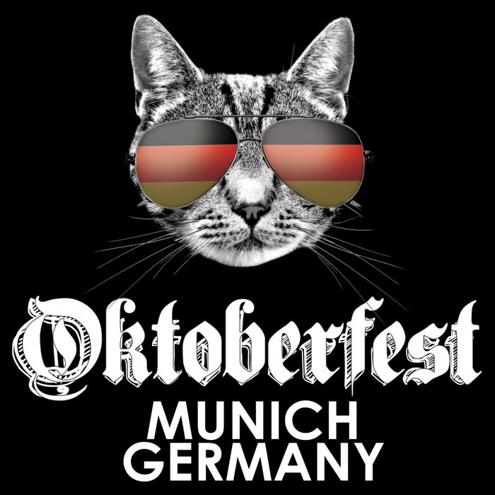 Oktoberfest Cat Munich Germany Backpack