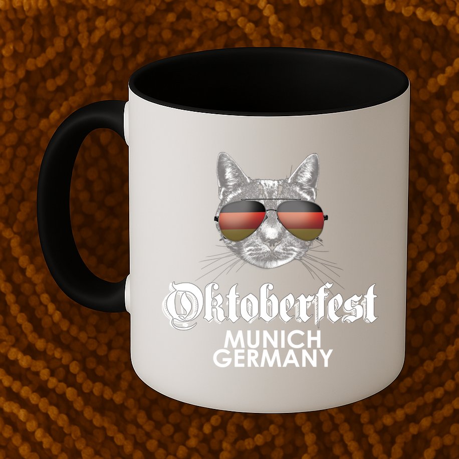Oktoberfest Cat Munich Germany Mug