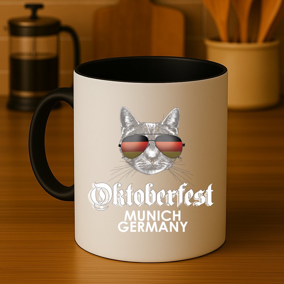 Oktoberfest Cat Munich Germany Mug