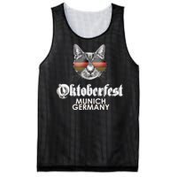 Oktoberfest Cat Munich Germany Mesh Reversible Basketball Jersey Tank