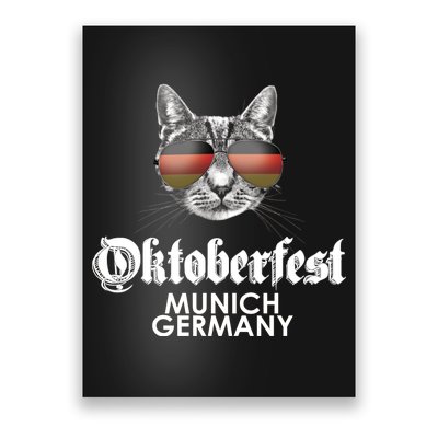 Oktoberfest Cat Munich Germany Poster