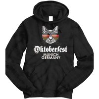 Oktoberfest Cat Munich Germany Tie Dye Hoodie