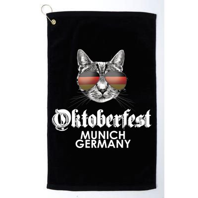 Oktoberfest Cat Munich Germany Golf Towel