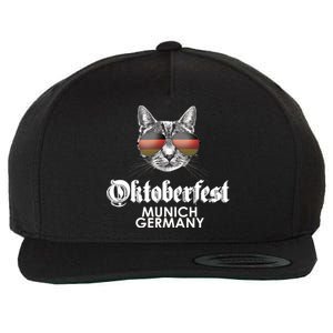 Oktoberfest Cat Munich Germany Wool Snapback Cap