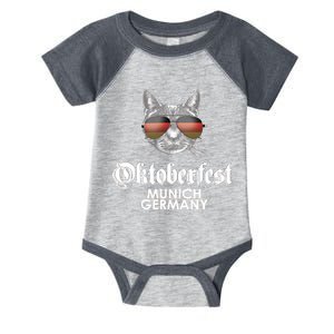 Oktoberfest Cat Munich Germany Infant Baby Jersey Bodysuit