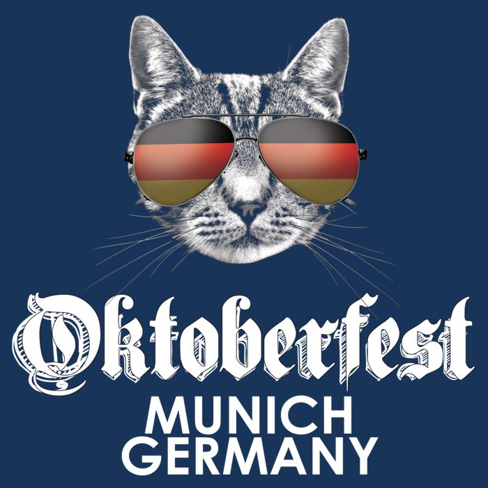 Oktoberfest Cat Munich Germany Infant Baby Jersey Bodysuit