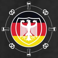 Oktoberfest Circle Eagle Flag Logo  Adult Drive Performance Visor