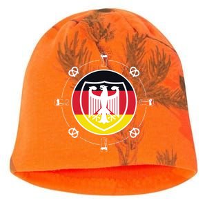 Oktoberfest Circle Eagle Flag Logo  Kati - Camo Knit Beanie