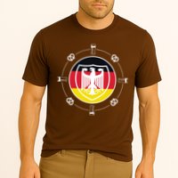 Oktoberfest Circle Eagle Flag Logo  Cooling Performance Crew T-Shirt