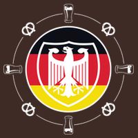 Oktoberfest Circle Eagle Flag Logo  Cooling Performance Crew T-Shirt