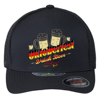 Oktoberfest Drink Beer Pitcher Germany Flexfit Unipanel Trucker Cap