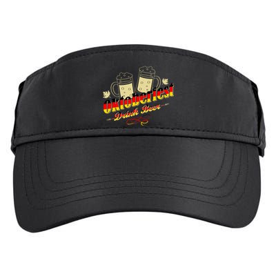 Oktoberfest Drink Beer Pitcher Germany Adult Drive Performance Visor
