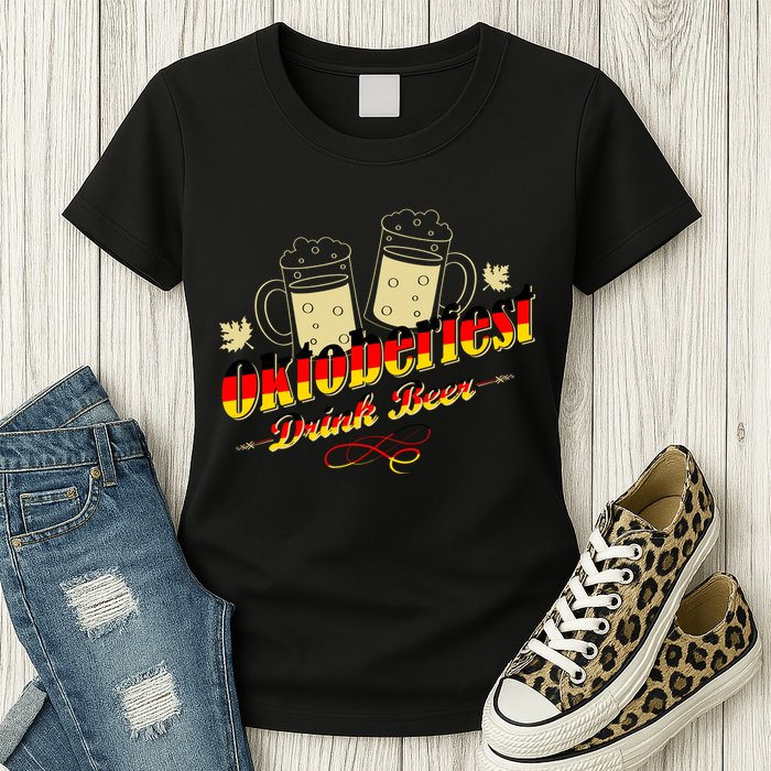 Oktoberfest Drink Beer Pitcher Germany Womens T-Shirt