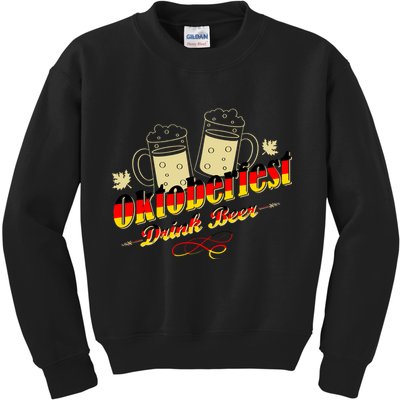Oktoberfest Drink Beer Pitcher Germany Kids Sweatshirt
