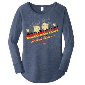 Oktoberfest Drink Beer Pitcher Germany Women's Perfect Tri Tunic Long Sleeve Shirt