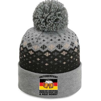 Oktoberfest Drinking Problems The Baniff Cuffed Pom Beanie