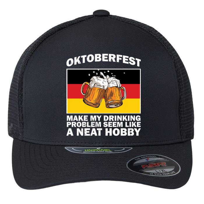 Oktoberfest Drinking Problems Flexfit Unipanel Trucker Cap