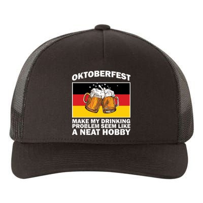 Oktoberfest Drinking Problems Yupoong Adult 5-Panel Trucker Hat