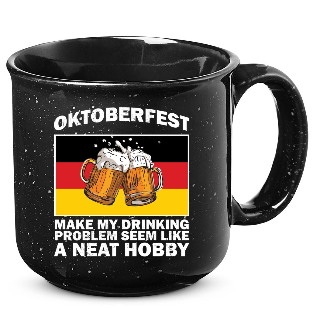 Oktoberfest Drinking Problems 15oz Campfire Ceramic Mug