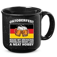 Oktoberfest Drinking Problems 15oz Campfire Ceramic Mug