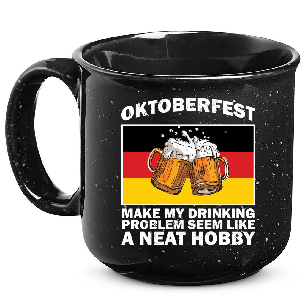 Oktoberfest Drinking Problems 15oz Campfire Ceramic Mug