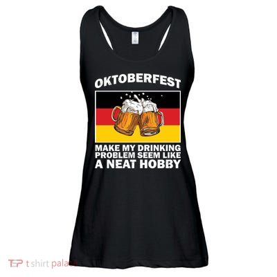 Oktoberfest Drinking Problems Ladies Essential Flowy Tank