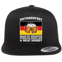 Oktoberfest Drinking Problems Flat Bill Trucker Hat