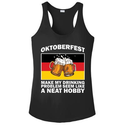 Oktoberfest Drinking Problems Ladies PosiCharge Competitor Racerback Tank