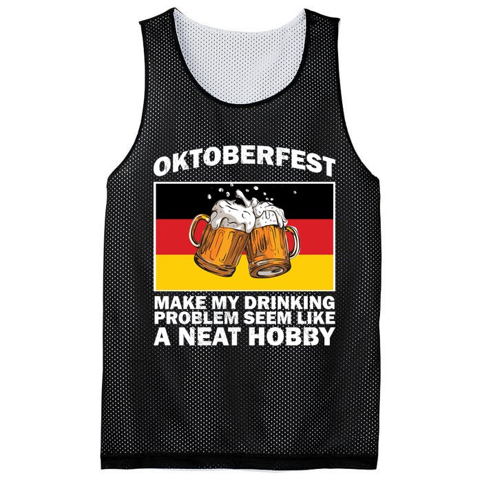 Oktoberfest Drinking Problems Mesh Reversible Basketball Jersey Tank