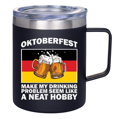 Oktoberfest Drinking Problems 12oz Stainless Steel Coffee Mug