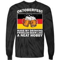 Oktoberfest Drinking Problems Tie-Dye Long Sleeve Shirt