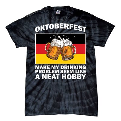 Oktoberfest Drinking Problems Tie-Dye T-Shirt