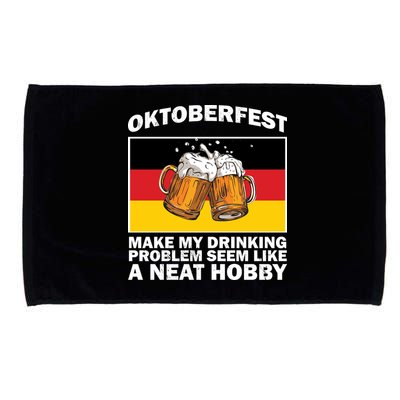 Oktoberfest Drinking Problems Microfiber Hand Towel