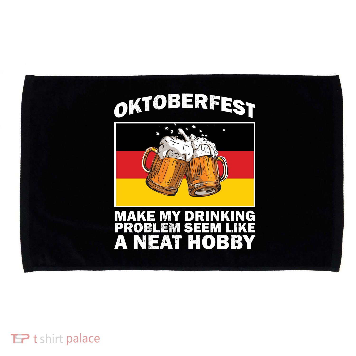 Oktoberfest Drinking Problems Microfiber Hand Towel