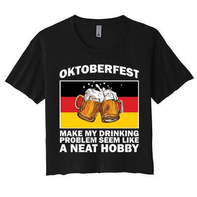 Oktoberfest Drinking Problems Crop Top