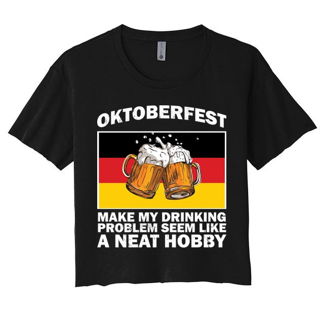 Oktoberfest Drinking Problems Crop Top