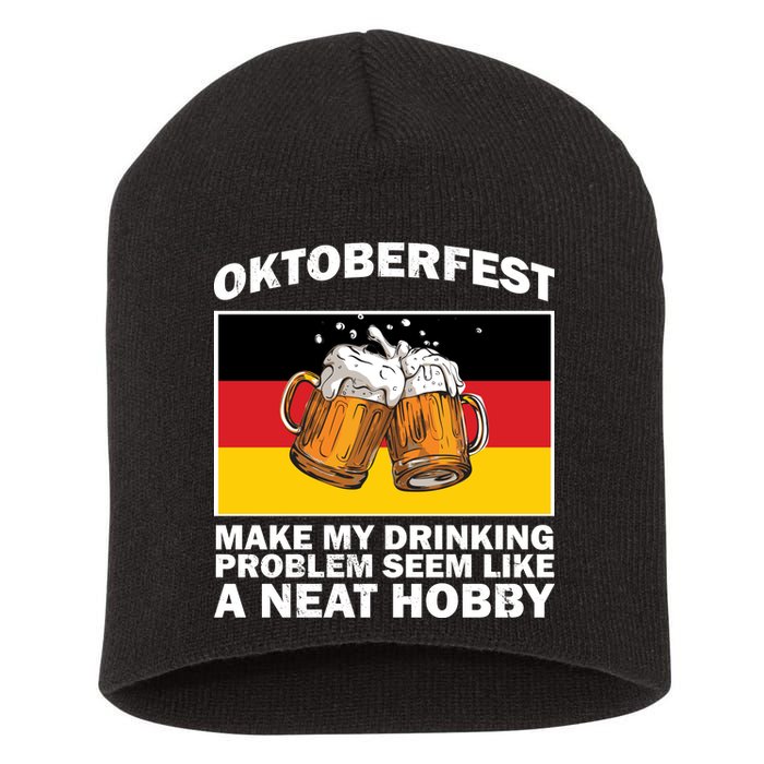 Oktoberfest Drinking Problems Short Acrylic Beanie