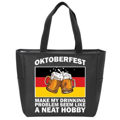 Oktoberfest Drinking Problems Zip Tote Bag