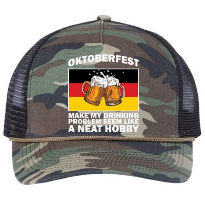 Oktoberfest Drinking Problems Retro Rope Trucker Hat Cap