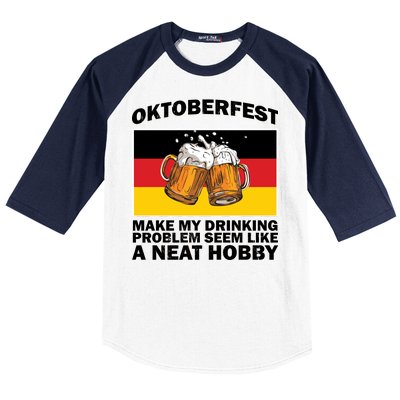 Oktoberfest Drinking Problems Baseball Sleeve Shirt