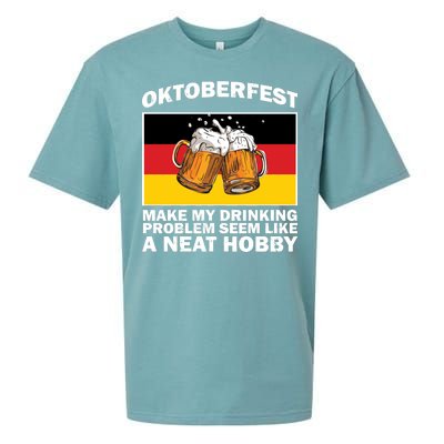 Oktoberfest Drinking Problems Sueded Cloud Jersey T-Shirt