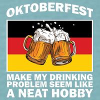 Oktoberfest Drinking Problems Sueded Cloud Jersey T-Shirt