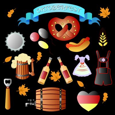 Oktoberfest Festive Mashup Beer Pretzel German T-Shirt