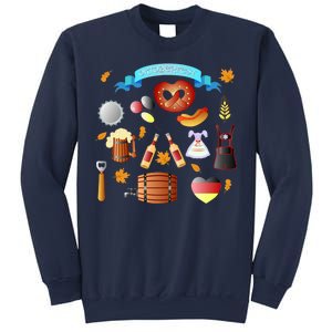 Oktoberfest Festive Mashup Beer Pretzel German Sweatshirt