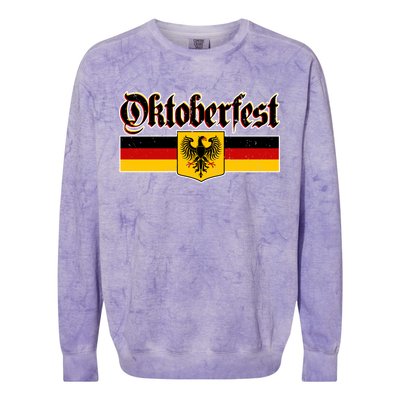 Oktoberfest German Coat of Arms Colorblast Crewneck Sweatshirt