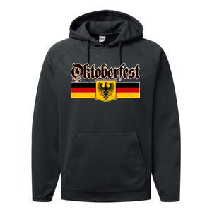 Oktoberfest German Coat of Arms Performance Fleece Hoodie