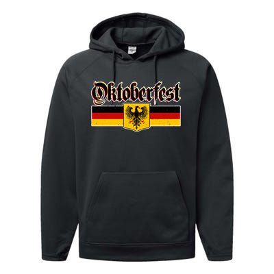 Oktoberfest German Coat of Arms Performance Fleece Hoodie