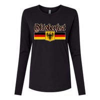 Oktoberfest German Coat of Arms Womens Cotton Relaxed Long Sleeve T-Shirt