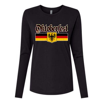 Oktoberfest German Coat of Arms Womens Cotton Relaxed Long Sleeve T-Shirt